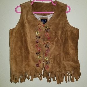 Gap Cow Suede Vest
